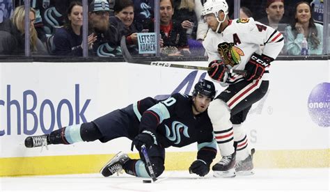 Kraken beat Blackhawks 7-3 for 4th straight victory